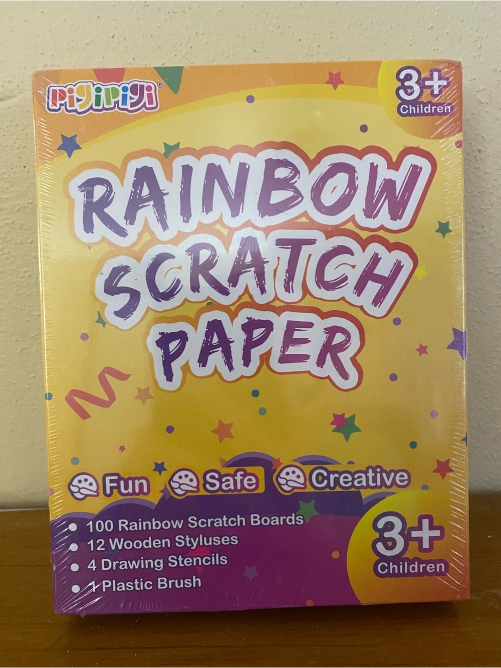 Rainbow Scratch Paper Kit